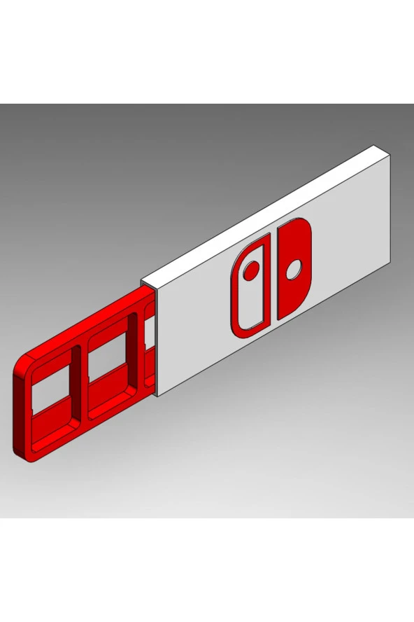 Nintendo Switch Uyumlu Seyahat Oyun Saklama Kutusu 4 Gözlü - 2