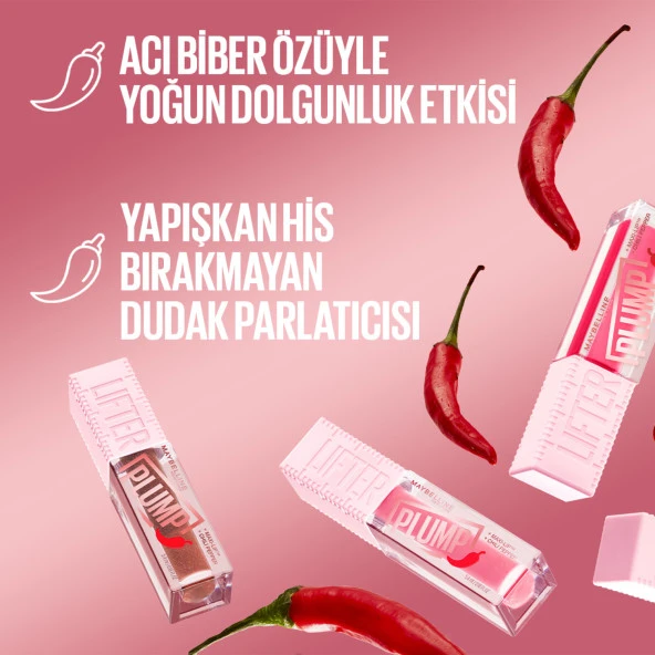 Maybelline New York Lifter Plump Dudak Parlatıcısı- 003 Pink Sting - 4