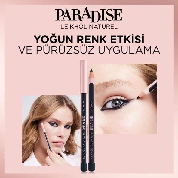 L'Oréal Paris Paradise Le Khol Kahverengi Göz Kalemi 102 Pure Espresso - 2