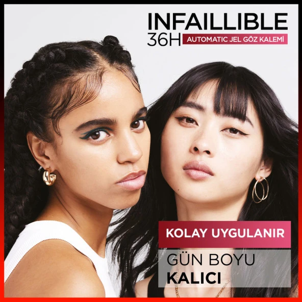 L'Oréal Paris Infaillable Automatic Jel Göz Kalemi - Yoğun Siyah - 5