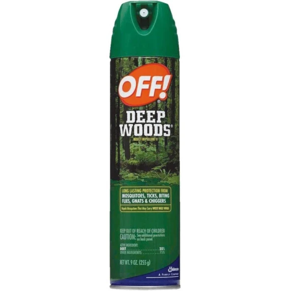 Off Deep Woods Sivrisinek ve Böcek Kovucu Sprey V 255GR