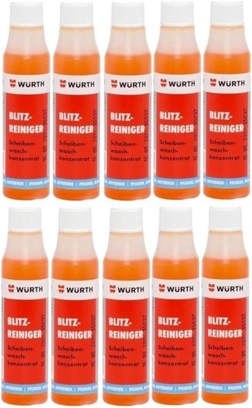 Würth Konsantre Cam Temizleme Sabunu 32 ml 10 Adet
