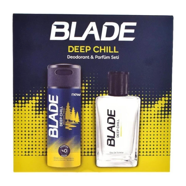 Blade Deep Chill Deodorant 150 ml & Parfüm 70 ml Set