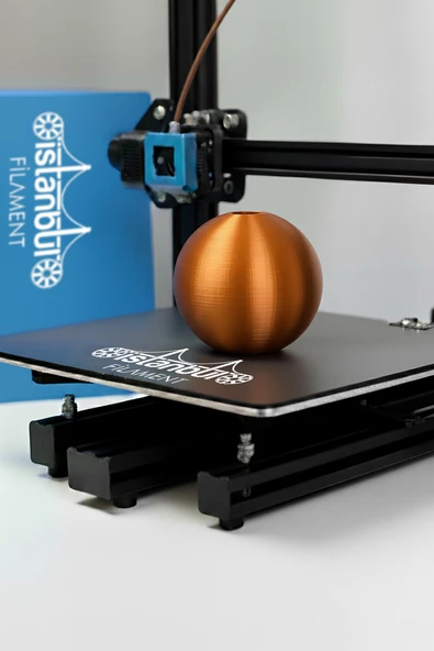 İstanbul Filament 3D Baskı Pla+ Filament Bakır 1 kg 1,75MM 0,05 mm Bambu Lab Uyumlu - Resim 3
