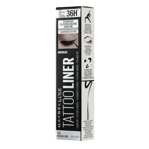 Maybelline New York Tattoo Liner Likit Eyeliner - Siyah - 3