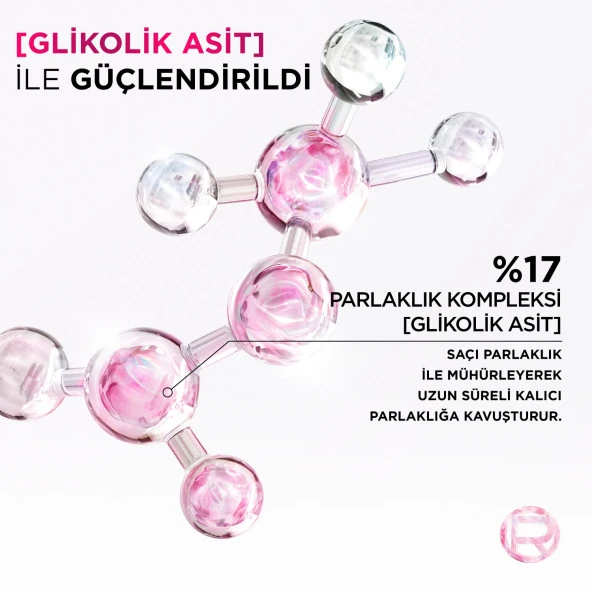 L'Oreal Paris Elseve Glycolic Gloss Parlaklığı Saça Mühürleyen Laminasyon 5 Dakikada Durulanan Bakım 200ml - 4