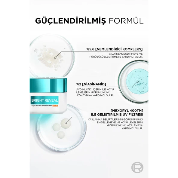 L'Oreal Paris Bright Reveal Koyu Leke Karşıtı, Cilt Tonu Eşitleyici Spf50 Nemlendirici Krem Niasinamid 50ml - 3
