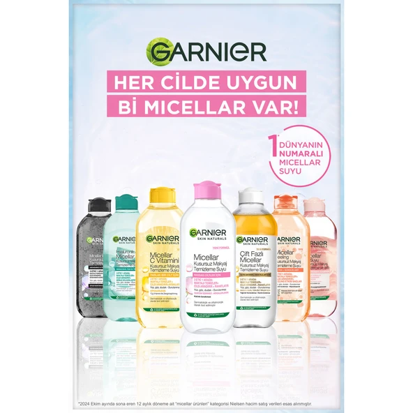 Garnier Micellar Makyaj Temizleme Suyu 400ML, 24 Saat Nemlendirme, Hassas Ciltler için - Resim 8