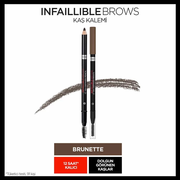 L'Oréal Paris Infaillible Brows Kaş Kalemi 03 Brunette