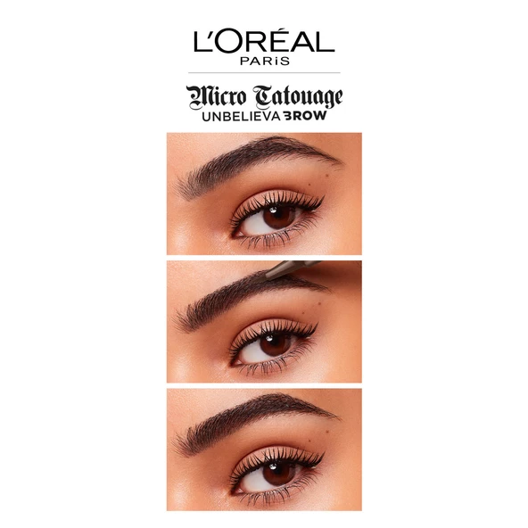L'Oréal Paris Unbelieva Brow Micro Tatouage Kaş Kalemi - 108 Dark Brunette - 4