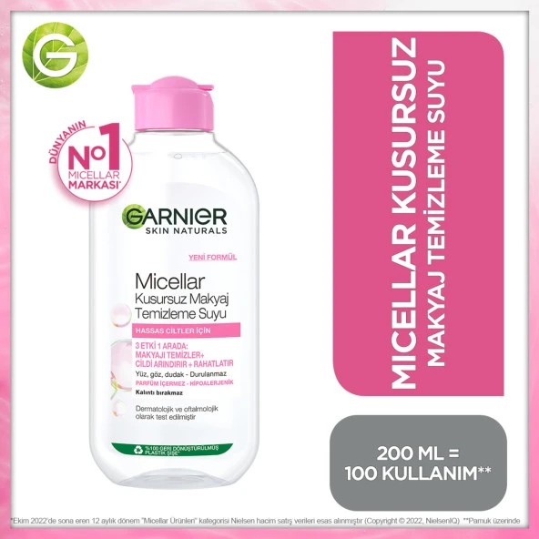 Garnier Micellar Kusursuz Makyaj Temizleme Suyu 200ML