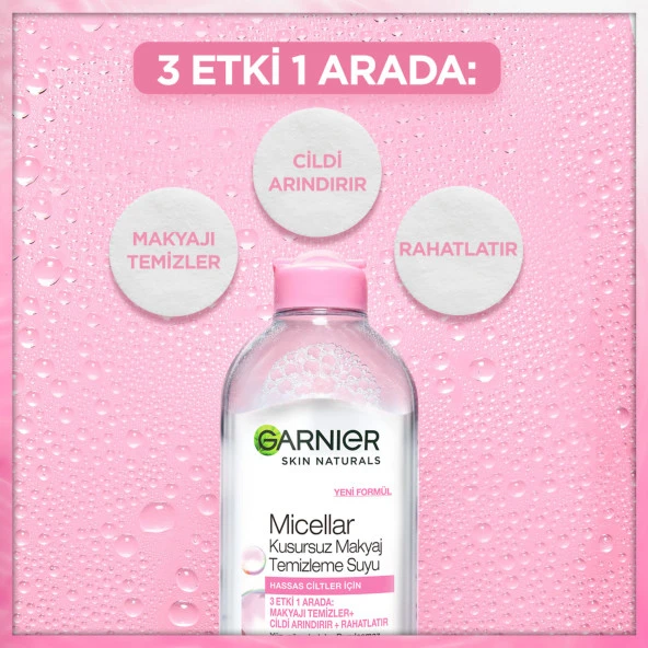 Garnier Micellar Kusursuz Makyaj Temizleme Suyu 400Ml