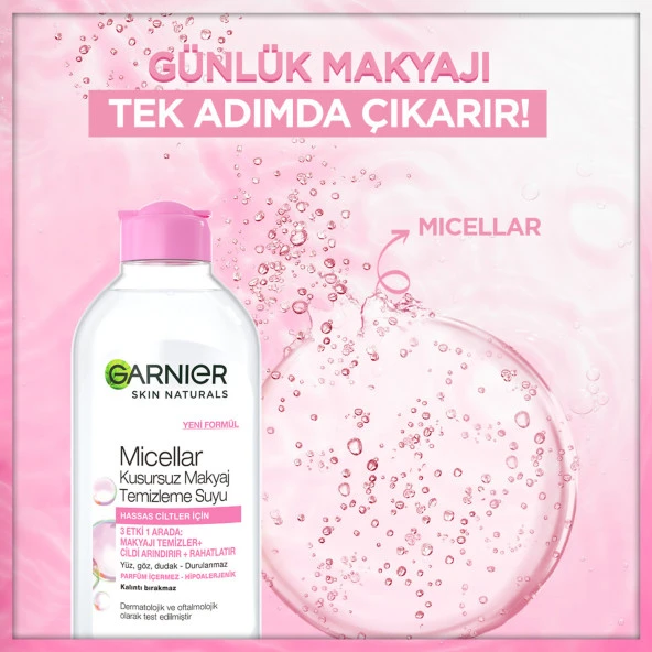 Garnier Micellar Kusursuz Makyaj Temizleme Suyu 400Ml - 3