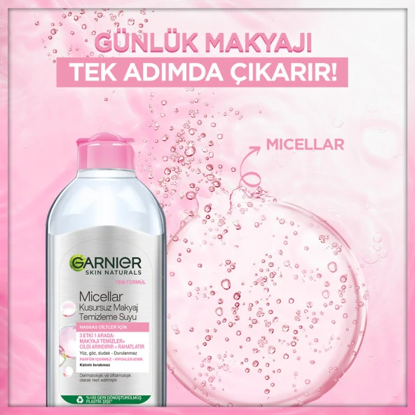 Garnier Micellar Kusursuz Makyaj Temizleme Suyu 400Ml - 5