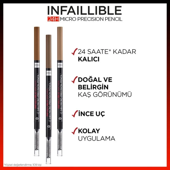L'Oréal Paris Infaillible 24H Micro Precision Kaş Kalemi - Blonde - 4