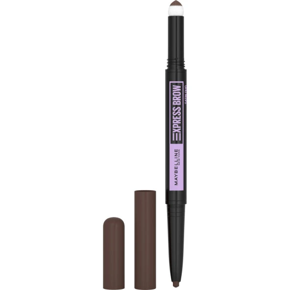 Maybelline New York Express Brow Satin Duo Çift Taraflı Kaş Kalemi -  04 Koyu Ton