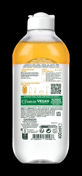 Garnier Çift Fazlı Micellar Kusursuz Temizleme Suyu 400 ml - 8
