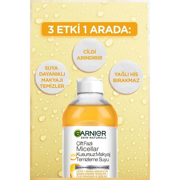 Garnier Çift Fazlı Micellar Kusursuz Temizleme Suyu 400 ml - 2