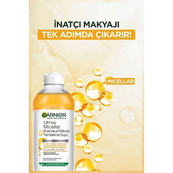Garnier Çift Fazlı Micellar Kusursuz Temizleme Suyu 400 ml - 4