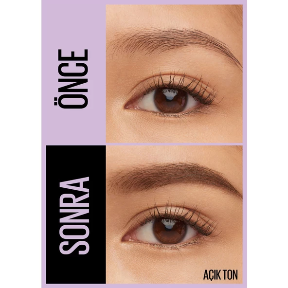 Maybelline New York Express Brow Satin Duo Çift Taraflı Kaş Kalemi - 01 Açık Ton - 5