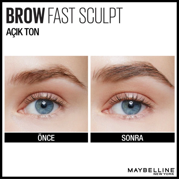 MAYBELLINE NEW YORK BROW FAST SCULPT KAŞ MASKARASI - 01 BLONDE - 6