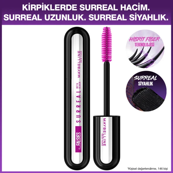 Maybelline New York Falsies Surreal Meta Black Maskara