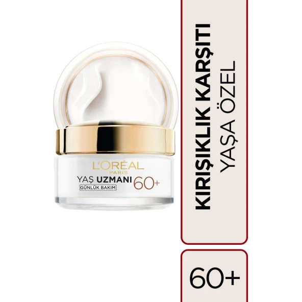 L'oréal Paris Yaş Uzmanı 60+ Kırışıklık Karşıtı Besleyici Krem
