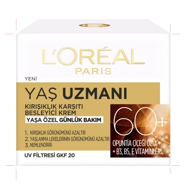 L'oréal Paris Yaş Uzmanı 60+ Kırışıklık Karşıtı Besleyici Krem - 6