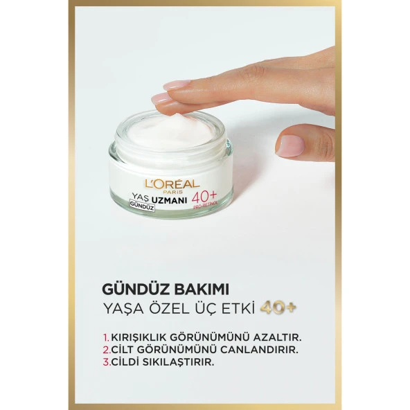 L'Oréal Paris Yaş Uzmanı 40+ Kırışıklık Karşıtı Sıkılaştırıcı Krem - 4