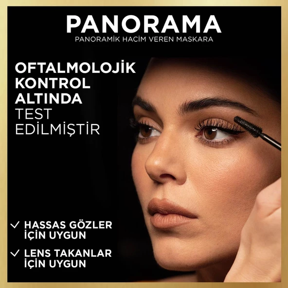 L'oréal Paris Panorama Hacim Veren Maskara Koyu Kahverengi - 8
