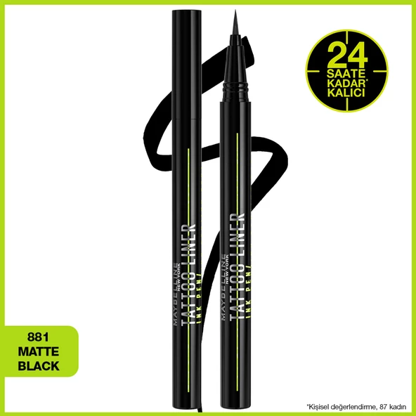 Maybelline New York Tattoo Liner Ink Pen - Black