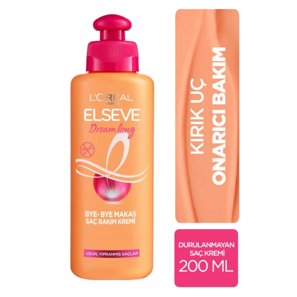 L'Oréal Paris Elseve Dream Long Bye-Bye Makas Saç Bakım Kremi 200 ml