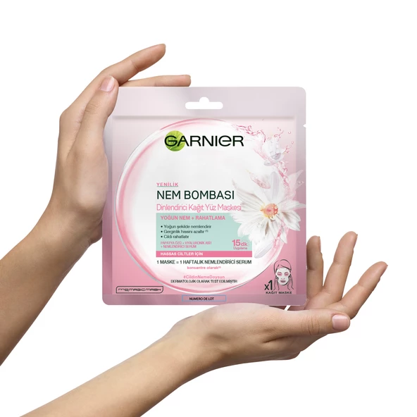 Garnier Dinlendirici Kağıt Maske 32GR - Resim 6