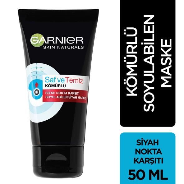 Garnier Kömürlü Siyah Nokta Karşıtı Soyulabilen Maske 50ml