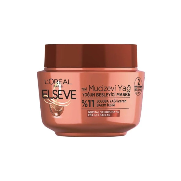 L'Oréal Paris Elseve 6 Mucizevi Yağ Besleyici Maske 300 ml