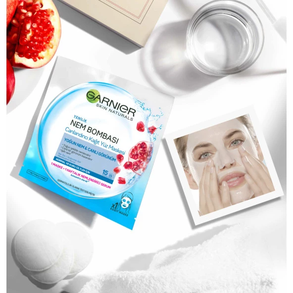 Garnier Nem Bombası Canlandırıcı Kağıt Maske 32GR - 6