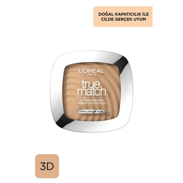 L'Oréal Paris True Match Pudra 3.D/3.W Golden Beige