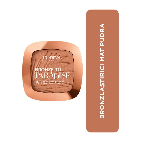 L'Oréal Paris Bronze to Paradise Mat Bronzlaştırıcı Pudra 02 Baby One More Tan