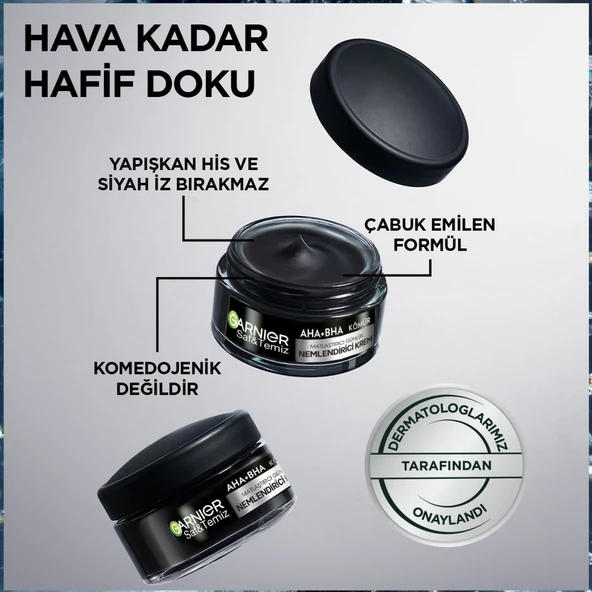 Garnier Saf Ve Temiz Kömür Matlaştırıcı Günlük Nemlendirici Krem 50Ml - 3