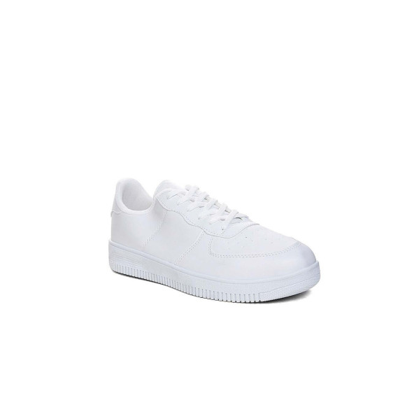 Zerd Cilt Beyaz Renk Nefes Alır Sneakers Yürüyüş Ayakkabısı Günlük Ayakkabı - 2