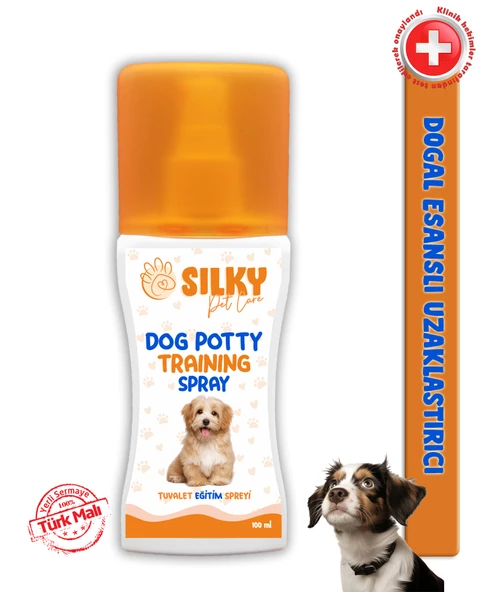 Silky - Köpek Uzaklaştırıcı ve Tuvalet Eğitim Spreyi - Doğal Esans içerikli 100ml