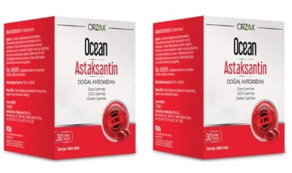Ocean Astaksantin 30 Kapsül 2 Adet ürün görseli
