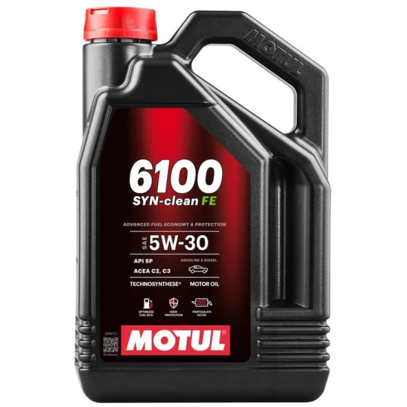 Motul 6100 Syn-Clean Fe 5W-30 Dpf Partiküllü Acea C2-C3 Motor Yağı 5 L