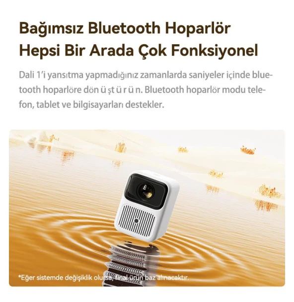 Wanbo Dali 1 Taşınabilir Projeksiyon Cihazı Bluetooth Hoparlör Modlu - 4