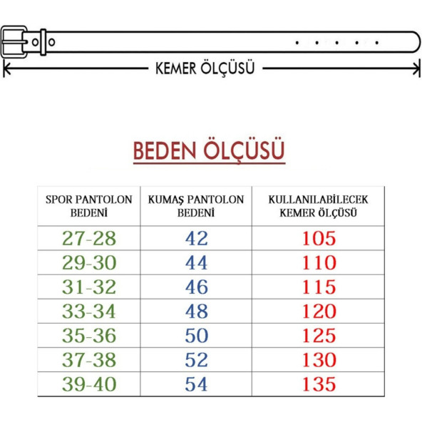 Erkek Kemer Çocuk Yetişkin Siyah Kare Tokalı Deri Kemer - 4