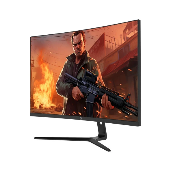 GamePower Vivid T50 27″ Curved RGB 180Hz 0.5ms FHD 1500R Curved 2x2W Speaker VA Gaming Monitör (Sıfır Ölü Piksel Garantili) - 2