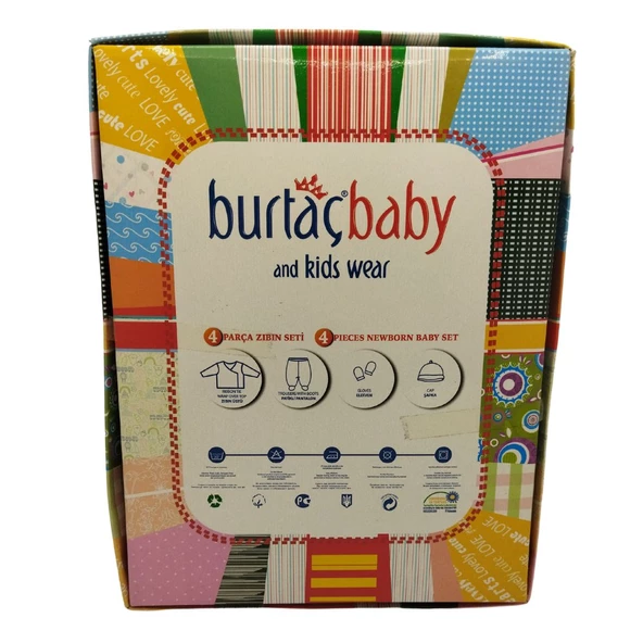 Yenidoğan 4'Lü Zıbın Set - 2