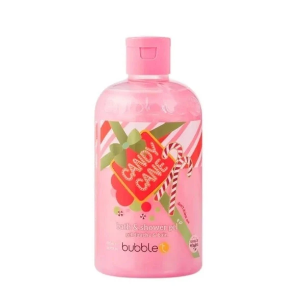 Bubble T Candy Cane Bath & Shower Gel 500 ml Duş Jeli