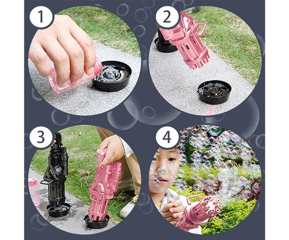 Bubble Machine Pilli Köpük Tabancası - 8