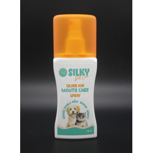 SILKY - Köpek Ağız Bakım Spreyi    ( Gümüş İyonlu - 100ml )